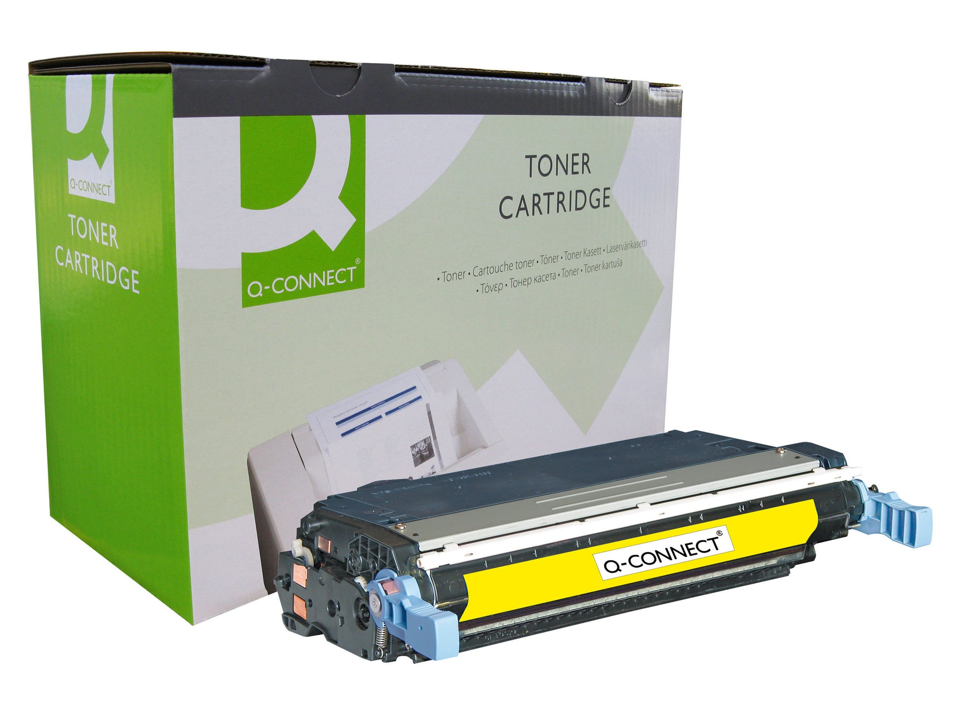 Q-Connect – Toner Q5952A – gelb, 10000 Seiten – für Color-Laserdrucker/Multifunktionsgeräte