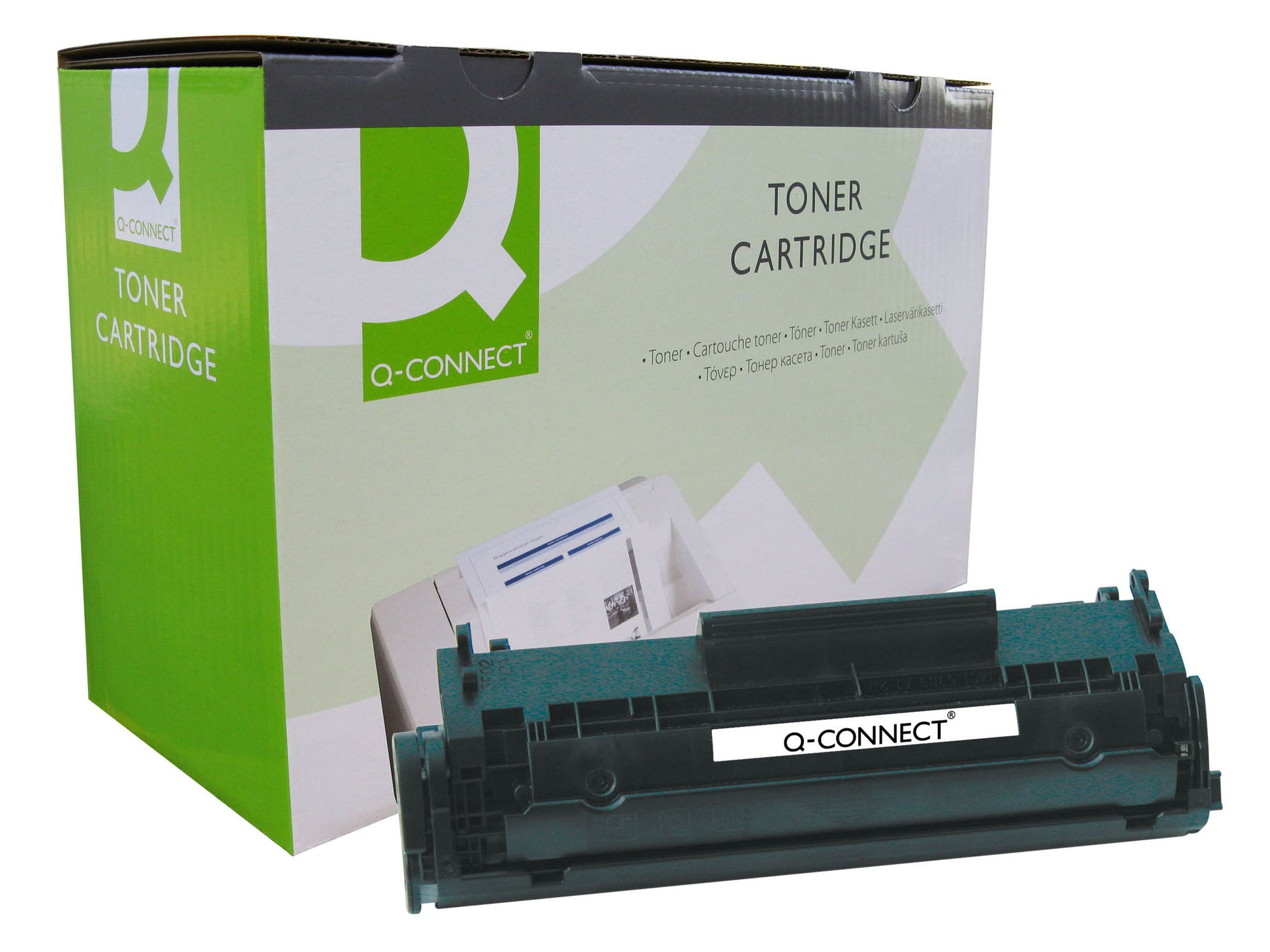 Q-Connect – Toner Q26124A/703 – schwarz, 2000 Seiten – für Mono-Laserdrucker/Multifunktionsgeräte