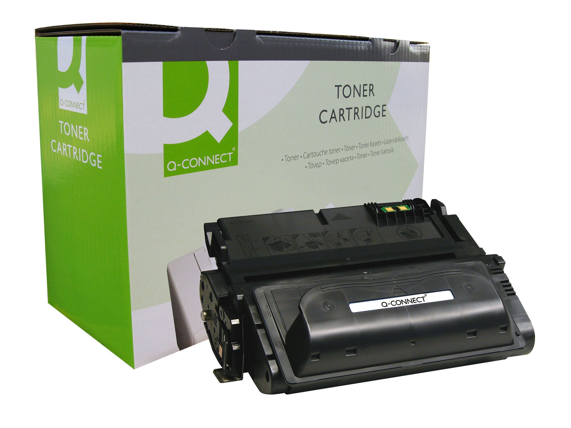 Q-Connect – Toner Q1338A – schwarz, 12000 Seiten – für Mono-Laserdrucker/Multifunktionsgeräte