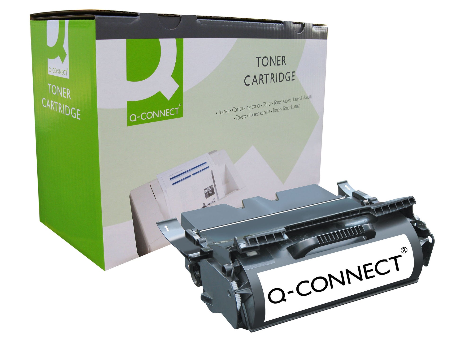 Q-Connect – Toner 64016HE – schwarz, 21000 Seiten