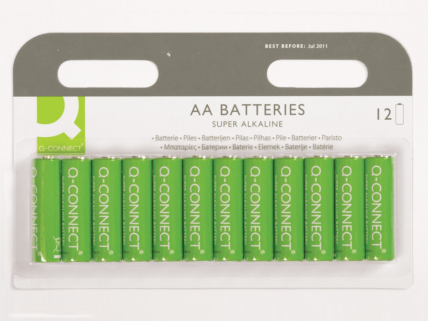 Q-CONNECT Akku 1,5 V 1850 mAh 2,78 Wh Alkaline