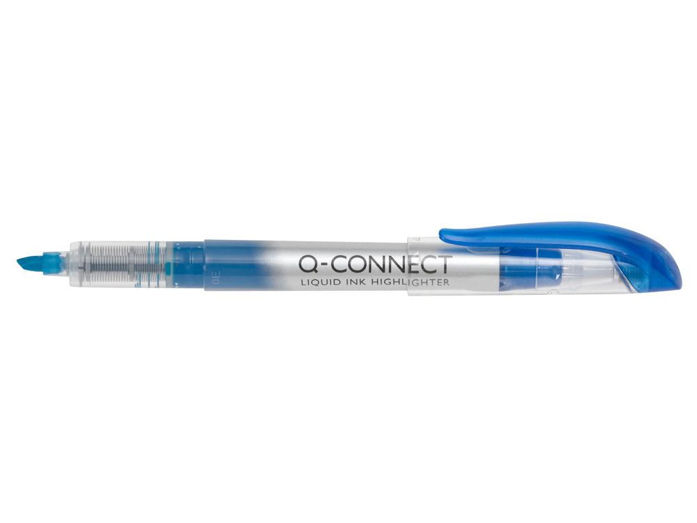 Q-CONNECT Blauer Textmarker – Keilspitze, 1–4 mm