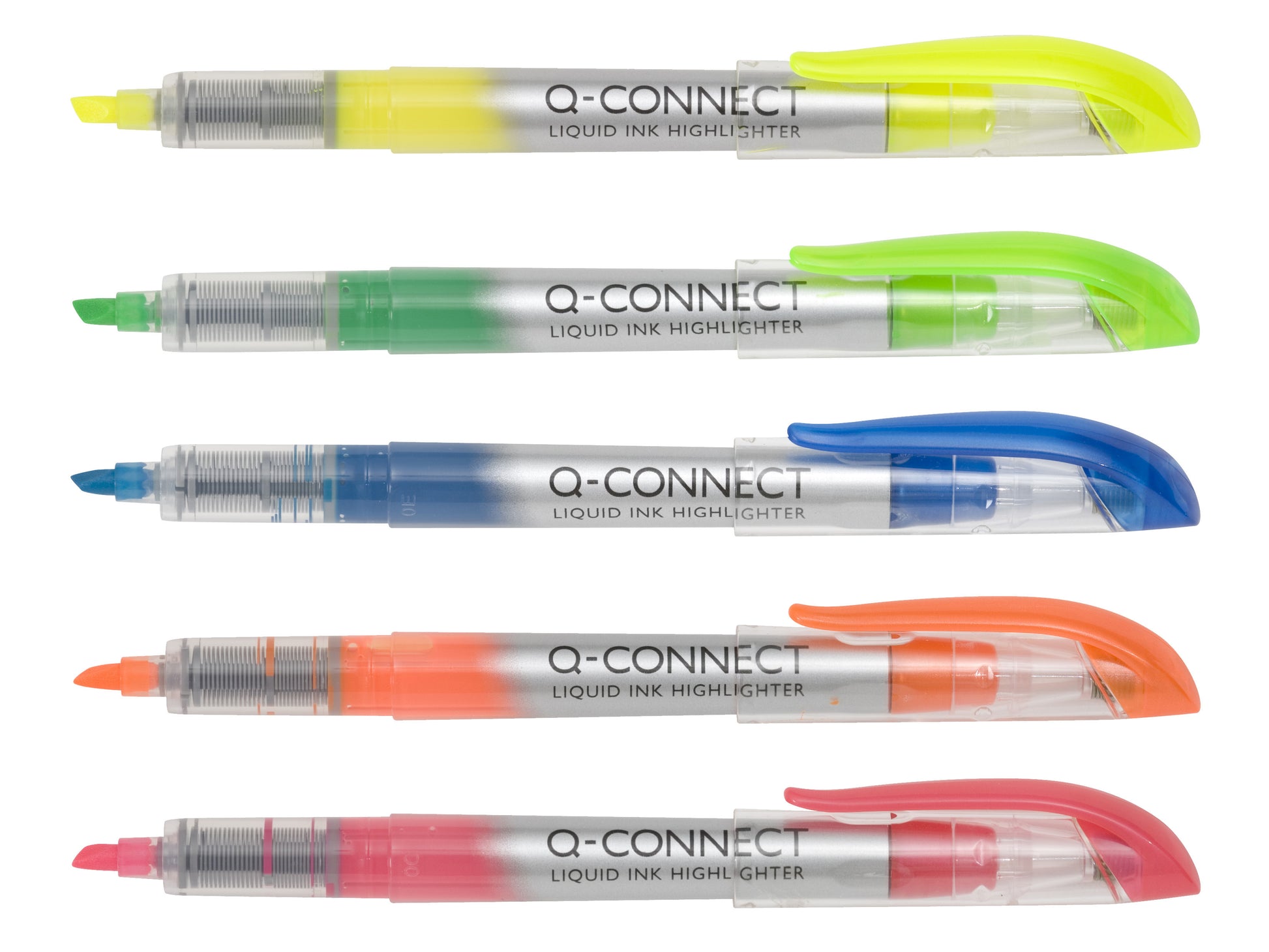 Q-CONNECT Slim Textmarker Orange – Keilspitze, 1–4 mm
