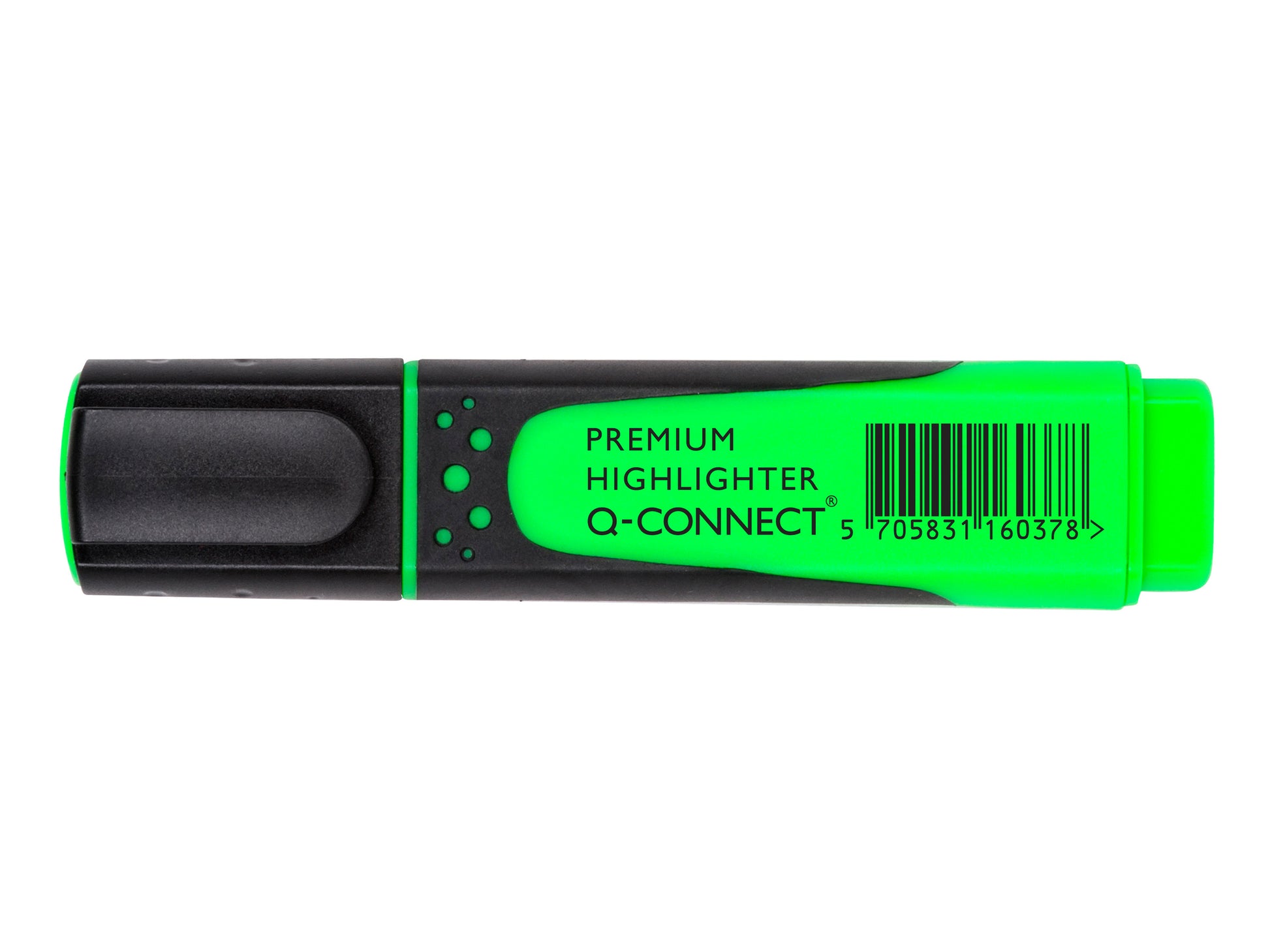 Q-CONNECT Textmarker Grün – Keilspitze, 2–5 mm