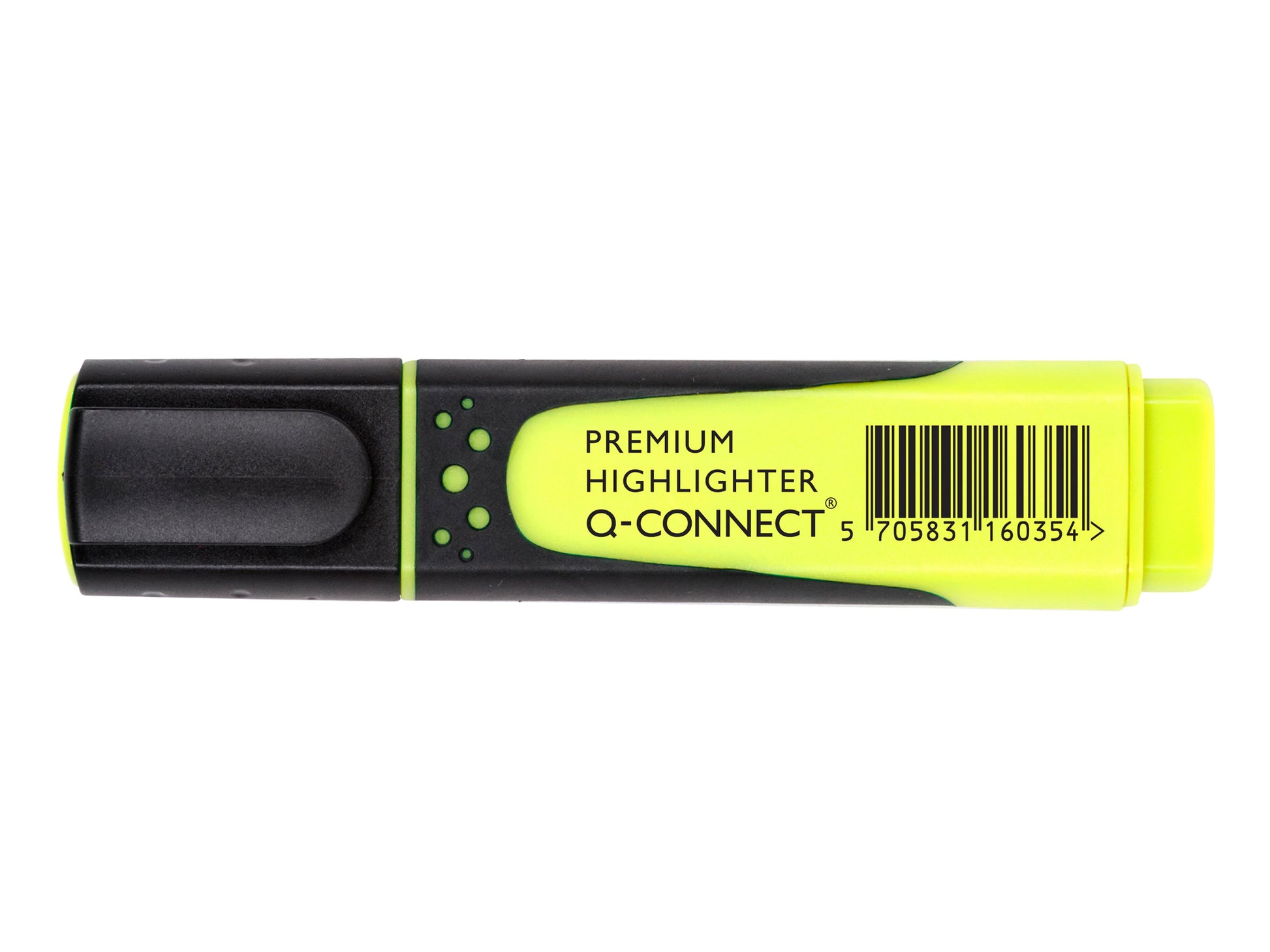 Q-CONNECT Gelber Textmarker – Keilspitze, 2–5 mm
