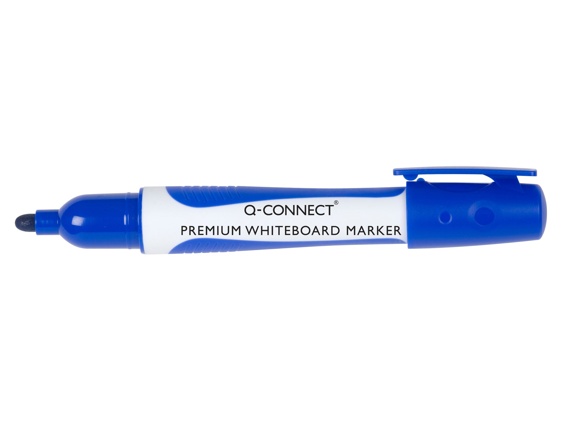 Q-CONNECT Whiteboard-Marker – Rundspitze 3 mm – Blau – Trocken abwischbar
