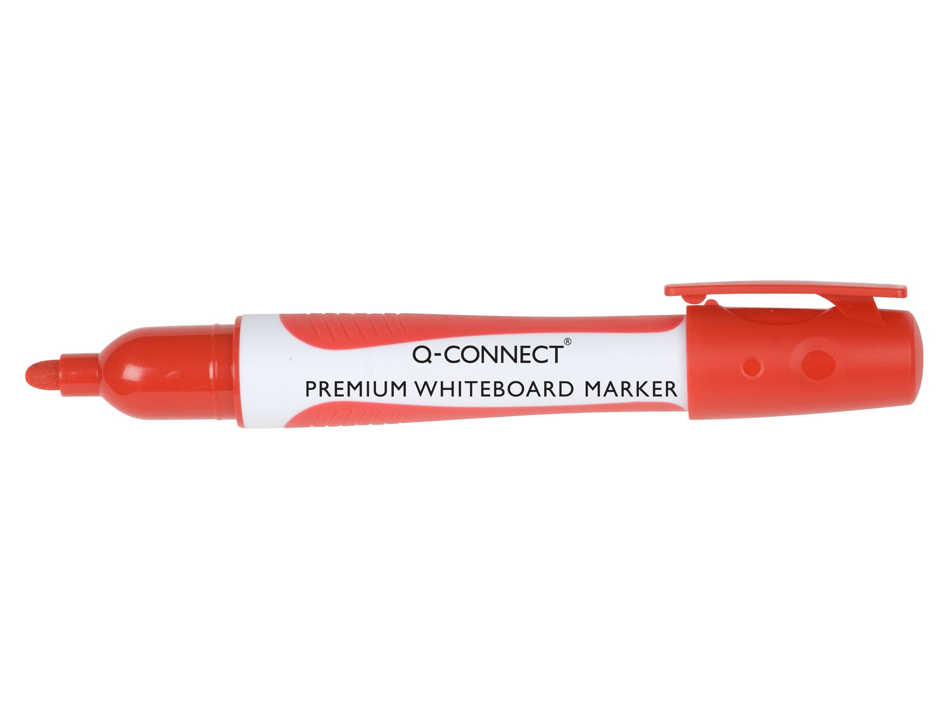 Q-CONNECT Whiteboard-Marker – Rundspitze 3 mm – Rot – Trocken abwischbar