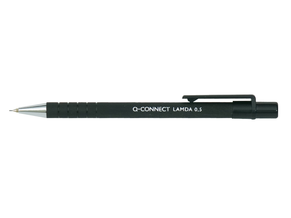 Q-Connect Lambda Druckbleistift – 0,5 mm, schwarz