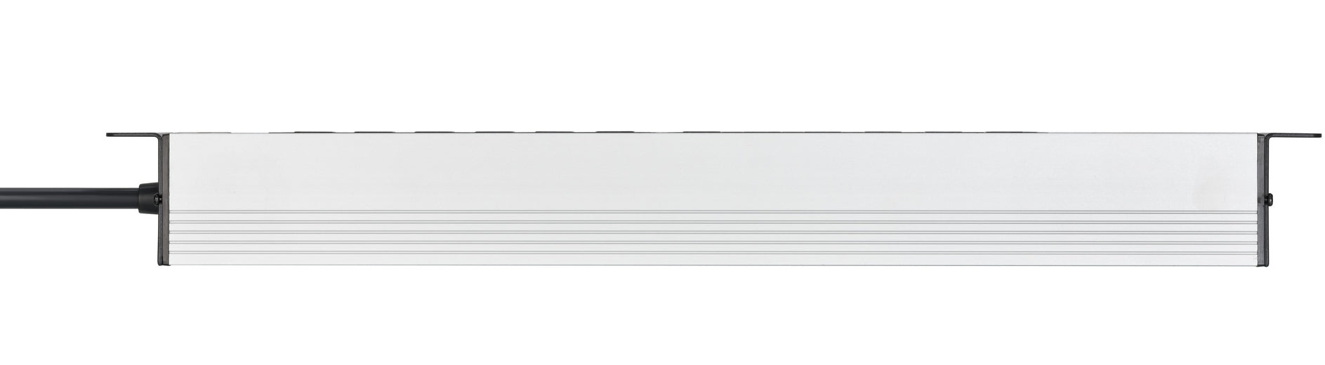 Brennenstuhl Alu-Line Rack-PDU 19" 1U, 12×C13, Eingang C14, 2 m – silber/schwarz