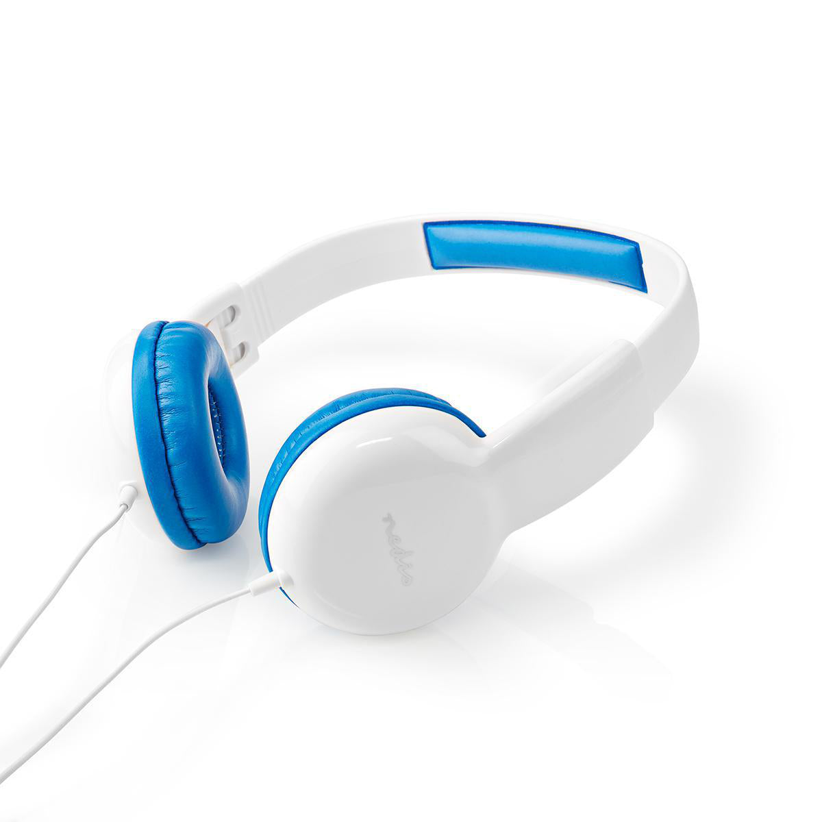 Nedis On-Ear-Kopfhörer – Stereo, Kabel, 3,5 mm Klinke, Blau