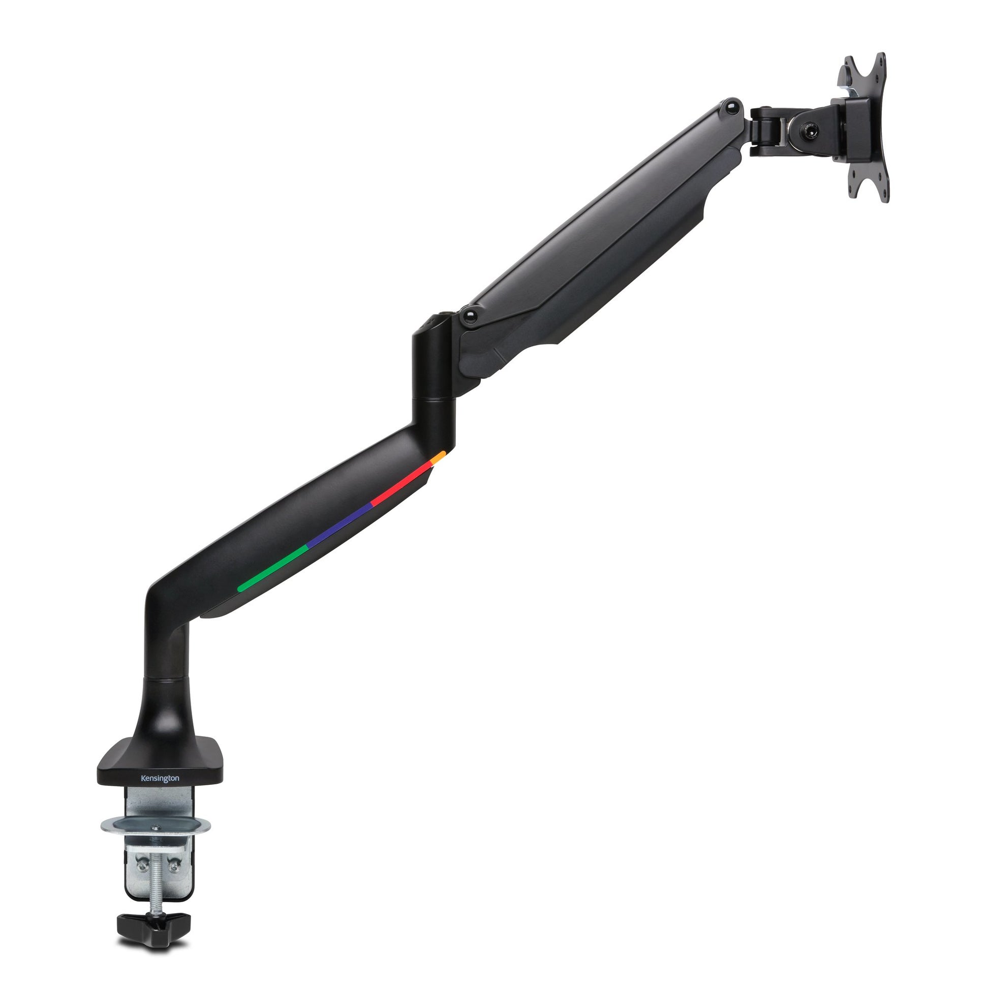Kensington One Touch SmartFit – Monitorarm, C-Klemme/Tülle, bis 34", VESA 75 × 75/100 × 100 mm, schwarz