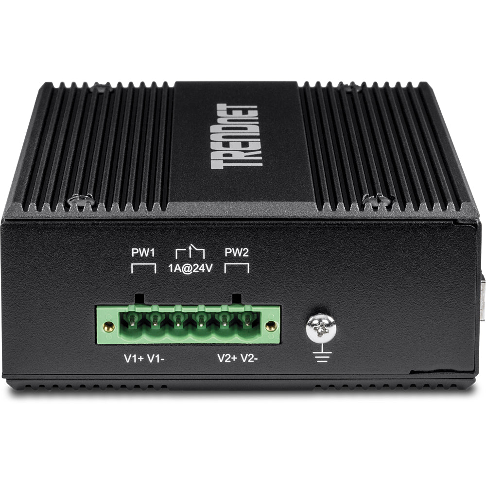 Trendnet TI-PG80B – Industrieschalter – 8× 1G, PoE+, PoE-Budget 200 W, Hutschiene