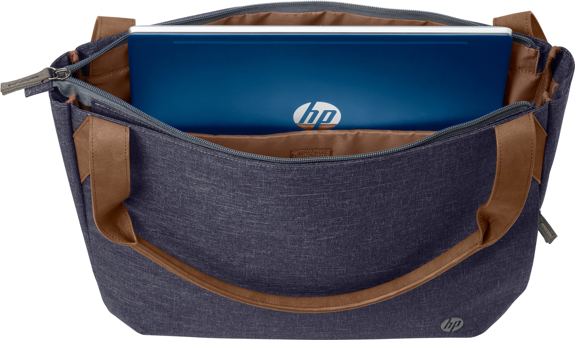 HP Pavilion Renew Notebook-Tasche bis 14" – Wasserfest, mit Tragegriff – Navy