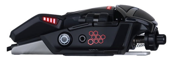 Mad Catz R.A.T. 6+ – Gaming-Maus – Kabelgebunden (USB-A), 12000 DPI, Rechts, Schwarz
