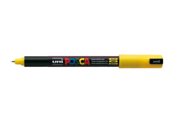 Uni-Ball Fineliner – gelb, 1 Stück