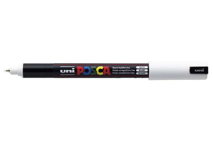 Uni-Ball Fineliner 0,7 mm – weiss – wasserfest