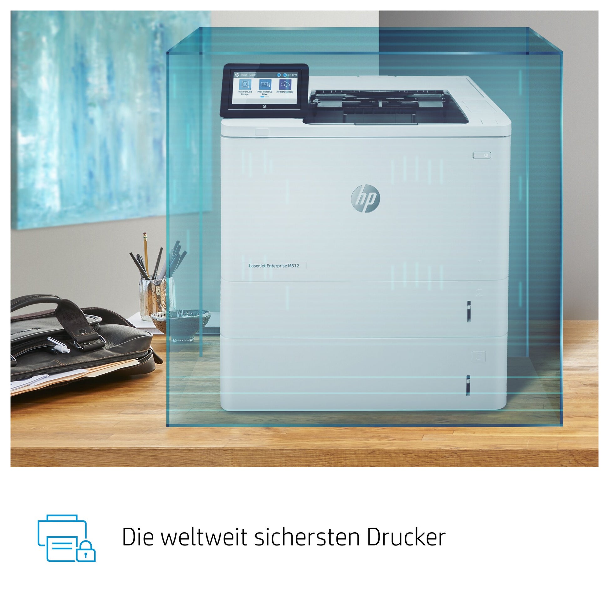 HP LaserJet Enterprise M612 dn – A4, S/W, Duplex, 1200 × 1200 dpi