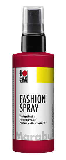 Marabu Textilfarbe – Rot, glänzend, wasserfest – 100 ml – für Textilien