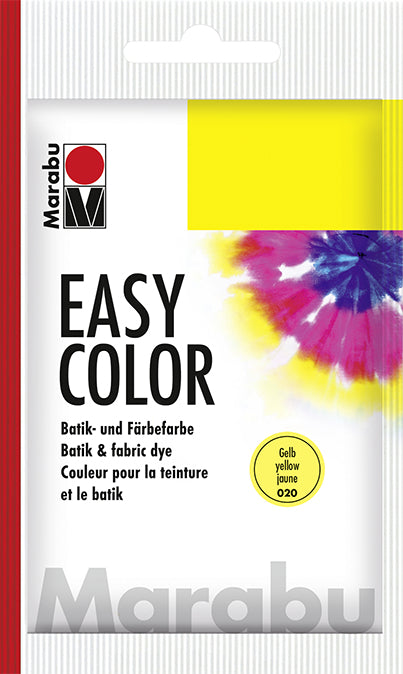 Marabu Textilfarbe – Gelb 020, lichtecht – 25 g – für Textilien
