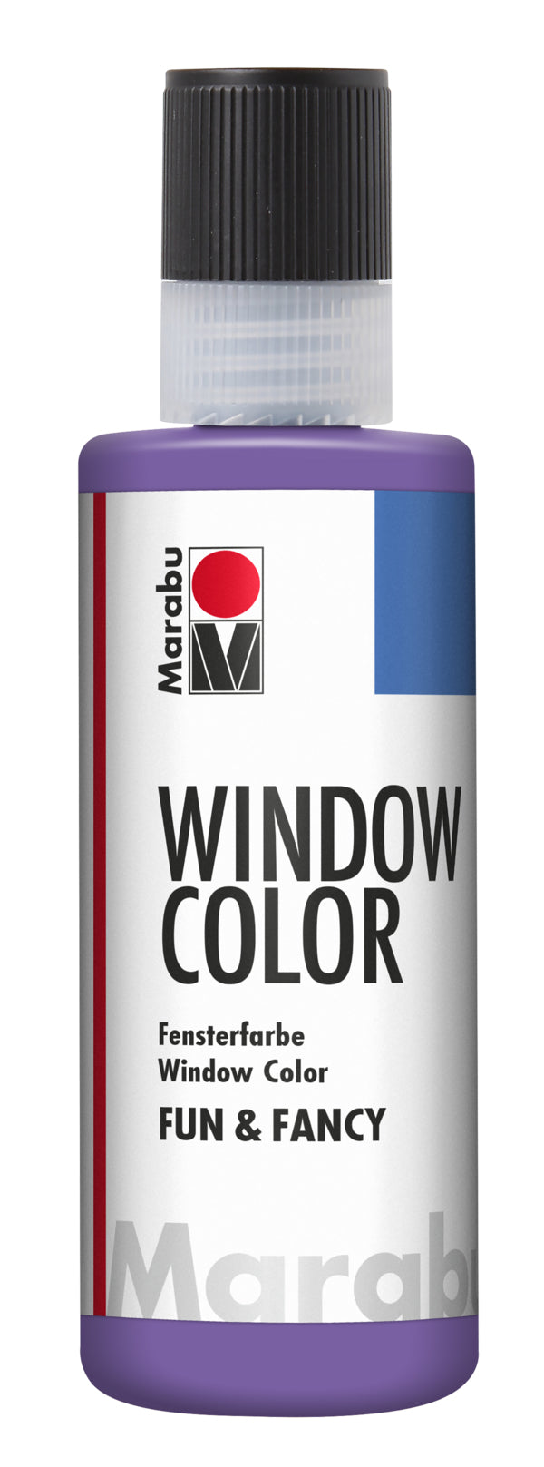 Marabu Fun & Fancy – Fenstermalfarbe – Lavendel, 80 ml, für Glas & Porzellan
