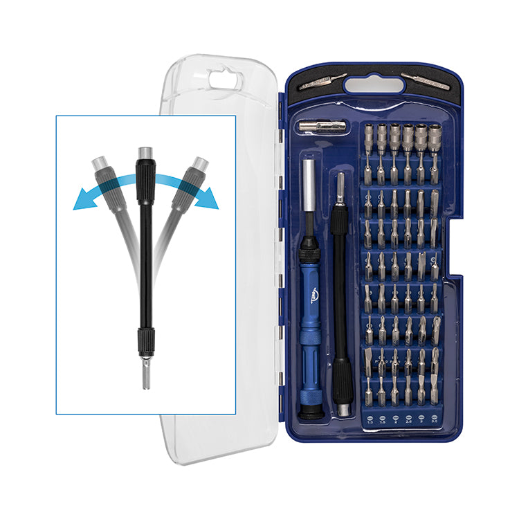 OWC Elektronik-Reparaturset – 72-teilig, Bits: Pentalobe, Phillips & Torx – für Laptop, Smartphone & Tablet