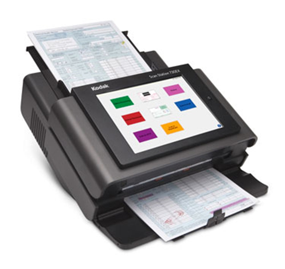 Kodak Alaris ScanStation 730EX Plus – Einzugsscanner, A4, Duplex, 70 Seiten pro Minute, ADF 75 Blatt, LAN