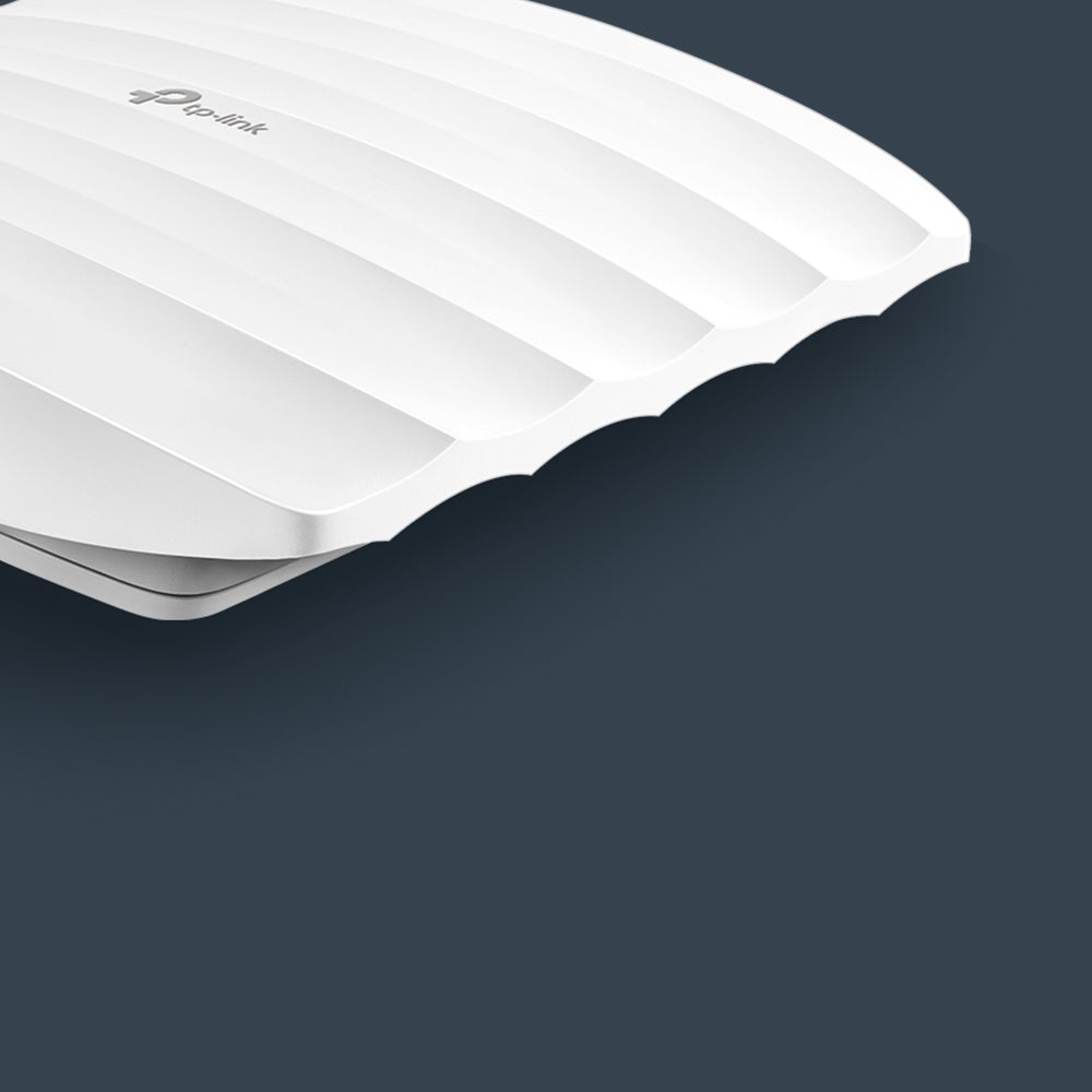 TP-Link EAP110 – Wi-Fi 4 Access Point, 2,4 GHz, 300 Mbit/s, 1× 10/100 Mbit/s, Passive PoE, Decke/Wand, Weiss