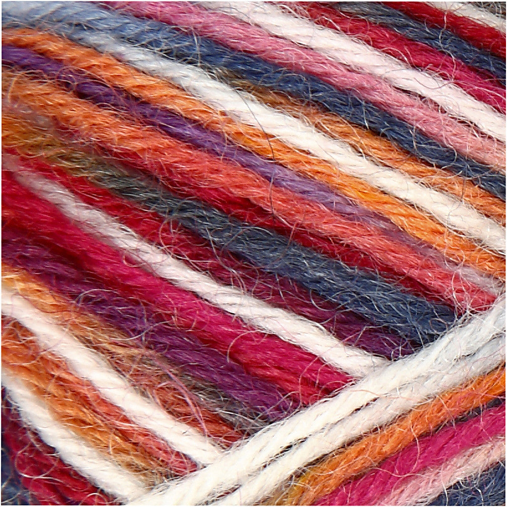 Creativ Company Sockenwolle Garn Rot – 50 g, 200 m, Nylon, Nadel 2 mm, 1 Stk.