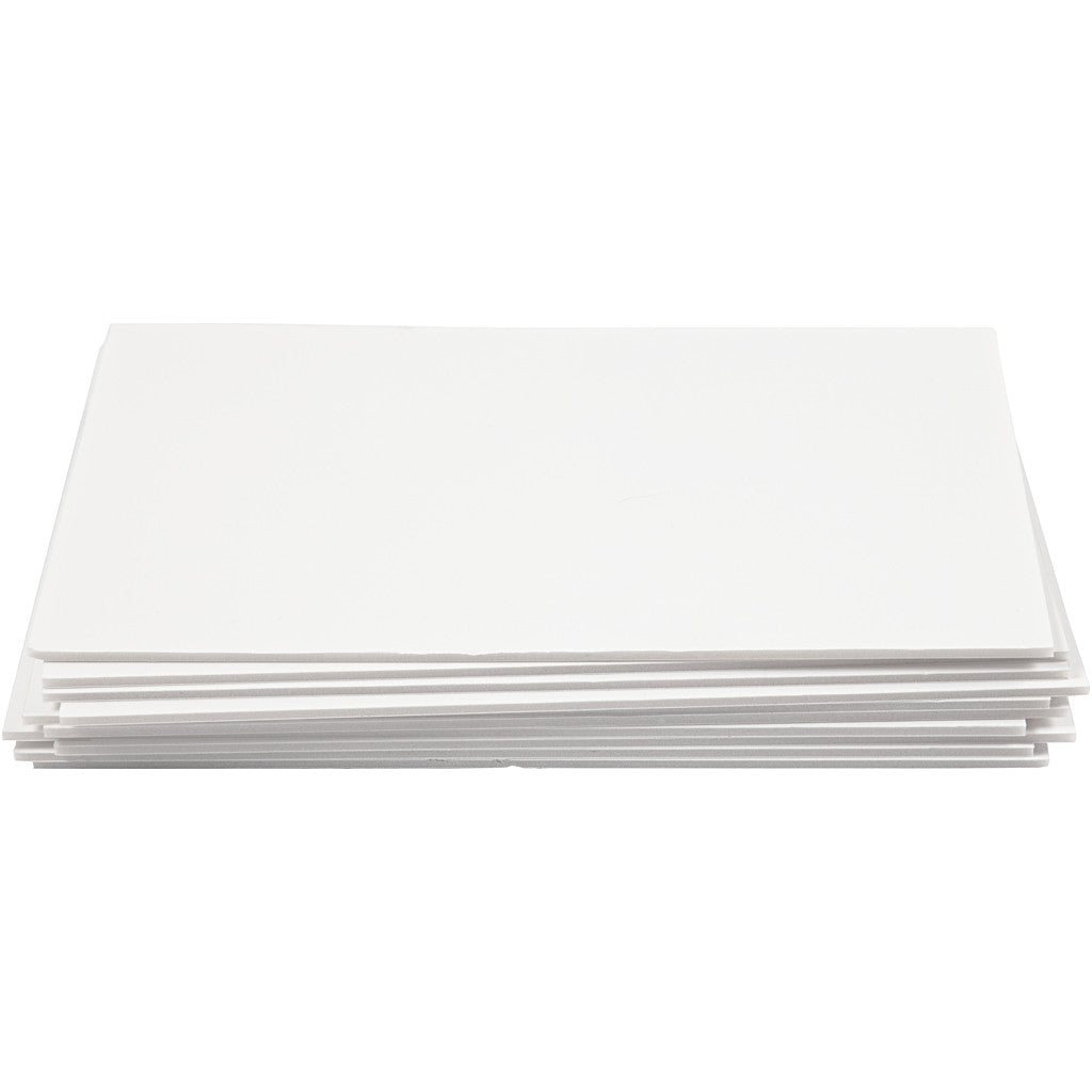 Creativ Company Schaumstoffplatte, Weiss, A4, 3 mm, 10 Stk.