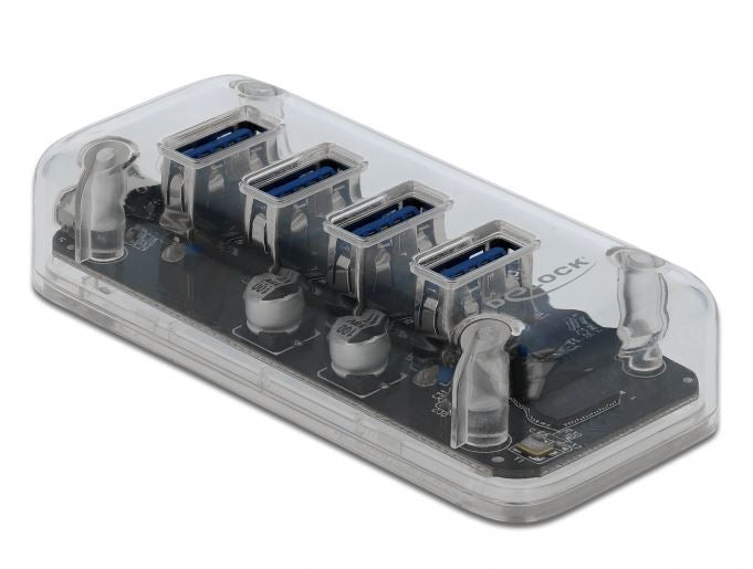 DeLOCK 64087 USB-Hub – USB 3.0, 4× USB-A