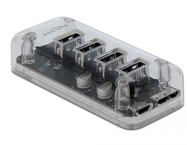 DeLOCK 64087 USB-Hub – USB 3.0, 4× USB-A