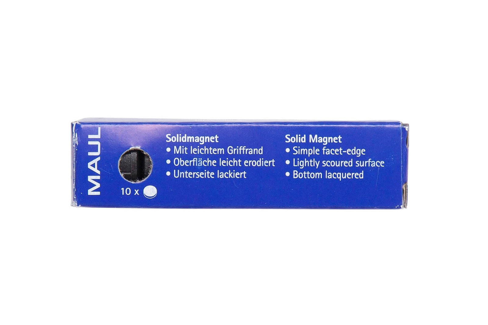 MAUL Rundmagnete – schwarz – Ø 20 mm, 10 Stück