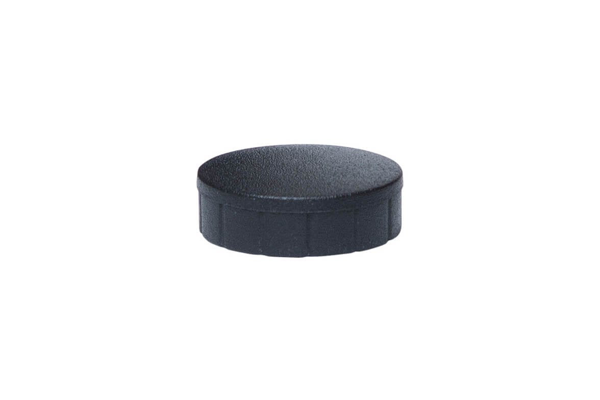 MAUL Rundmagnete – schwarz – Ø 20 mm, 10 Stück
