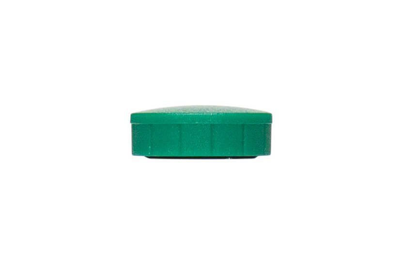 MAUL Rundmagnet – Grün – Ø 20 mm, 10 Stück, Kunststoff