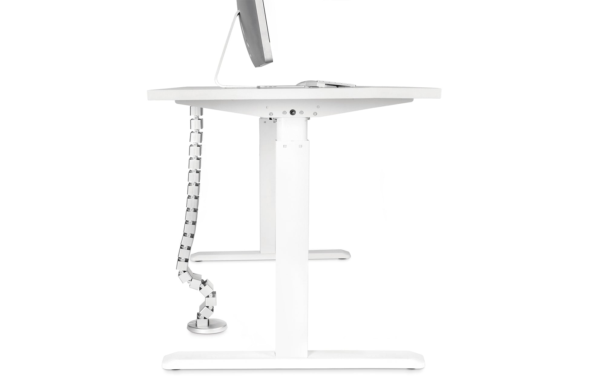 Digitus Kabelmanagement-Spine FLEX – Silber, längenverstellbar