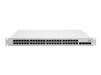 Cisco Meraki MS225-48LP – Managed Switch – 48×GbE, 4×SFP+, L2, PoE, 1U