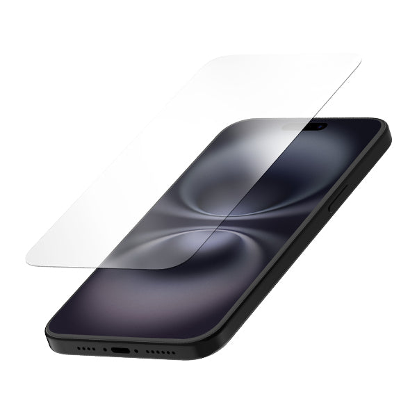 Quad Lock Displayschutz (Panzerglas), Anti-Fingerprint – für iPhone 16 Plus