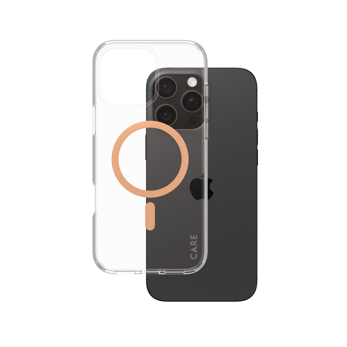 PanzerGlass Backcover Flagship – für Apple iPhone 16 Pro Max – Peachy – MagSafe kompatibel