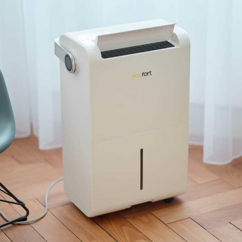 Ecofort Luftentfeuchter ecoQ 35L – 35 L/24 h, bis 85m², Tank 6 l, Hygrostat
