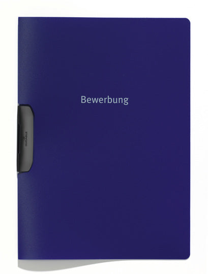 Durable Konferenzmappe – A4, Kunststoffklemme, PP, Blau
