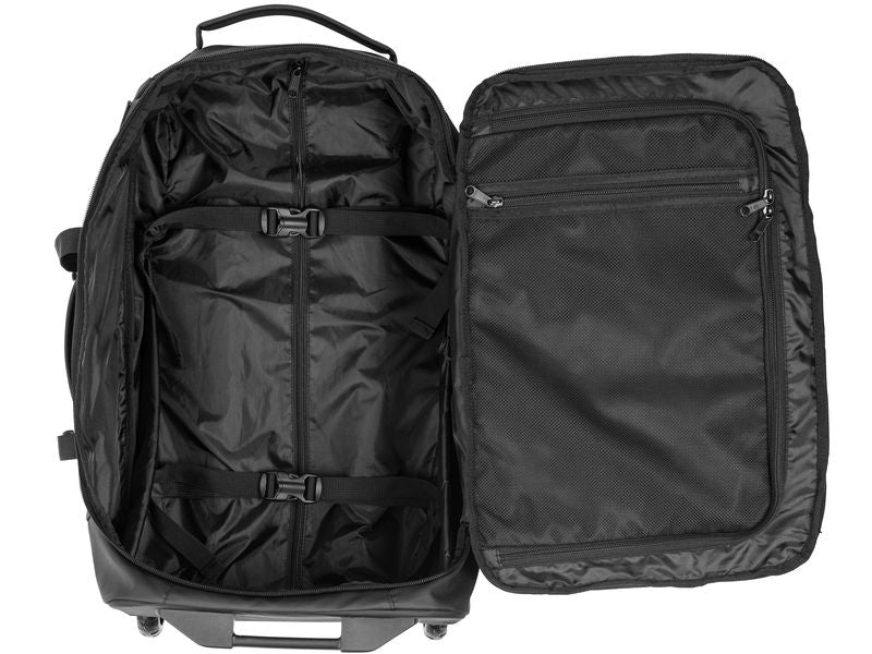 KOOR Handgepäck-Trolley JIIBS 50 – 50 l, Weichschale rPET, 2 Rollen, Schwarz, 32 × 55 × 24 cm