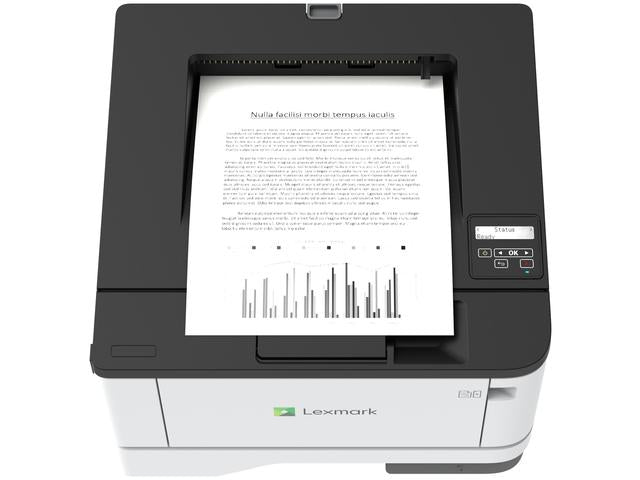 Lexmark MS331dn – A4, S/W, Duplex, 40 S./Min., 600 × 600 dpi, LAN/USB, Papier: 350 Blatt