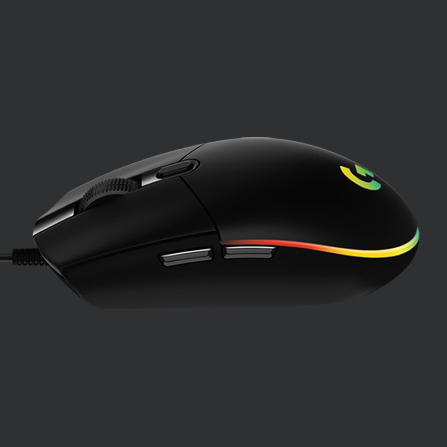 Logitech G G203 LIGHTSYNC – Gaming-Maus – Kabelgebunden (USB‑A), 8000 DPI, RGB-Beleuchtung, Schwarz