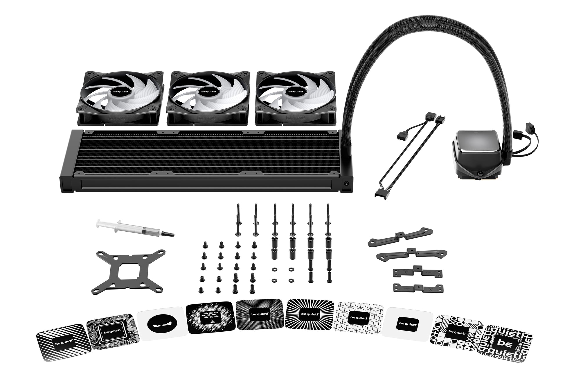 be quiet! be quiet PURE LOOP 3 LX – AIO-Kühler – 360 mm, 3×120 mm, 105,1 m³/h, Schwarz, für LGA 1700, AM5, AM4 und andere