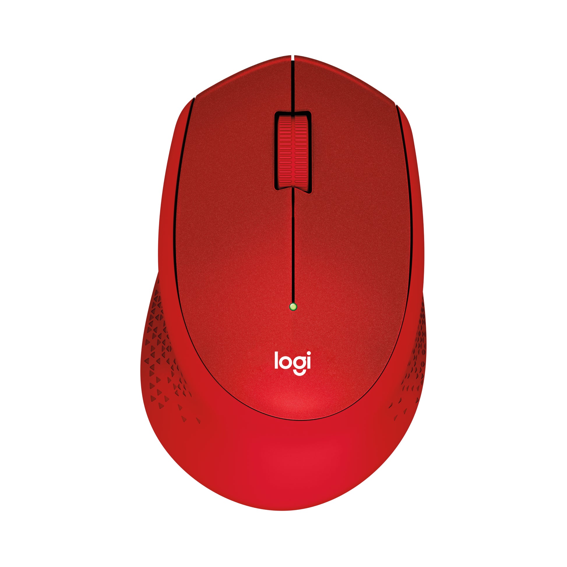 Logitech M330 Silent Plus Maus – kabellos, 2,4 GHz, Silent-Tasten, Rot