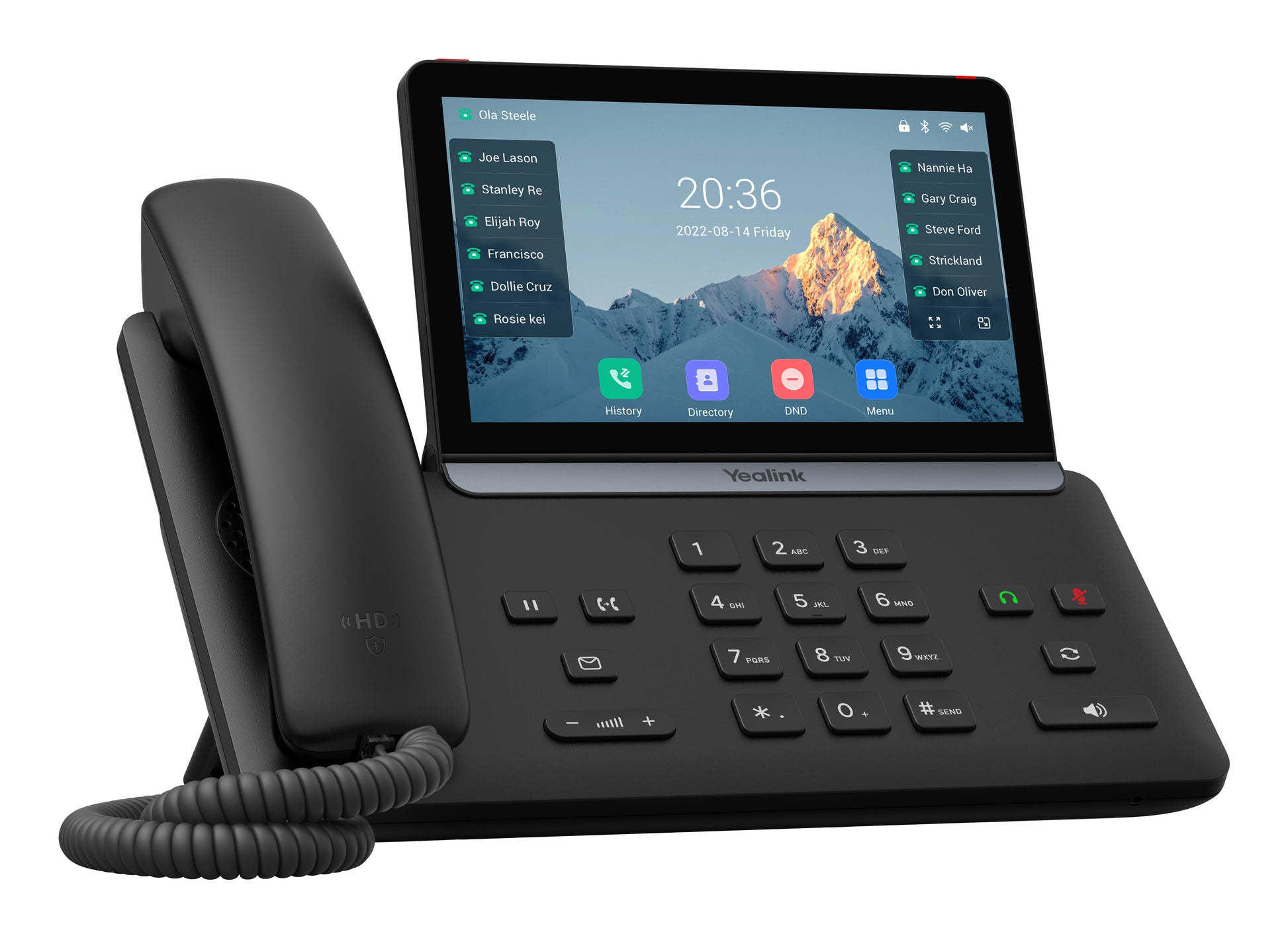 Yealink SIP-T87W – WLAN-Telefon (Handgerät)