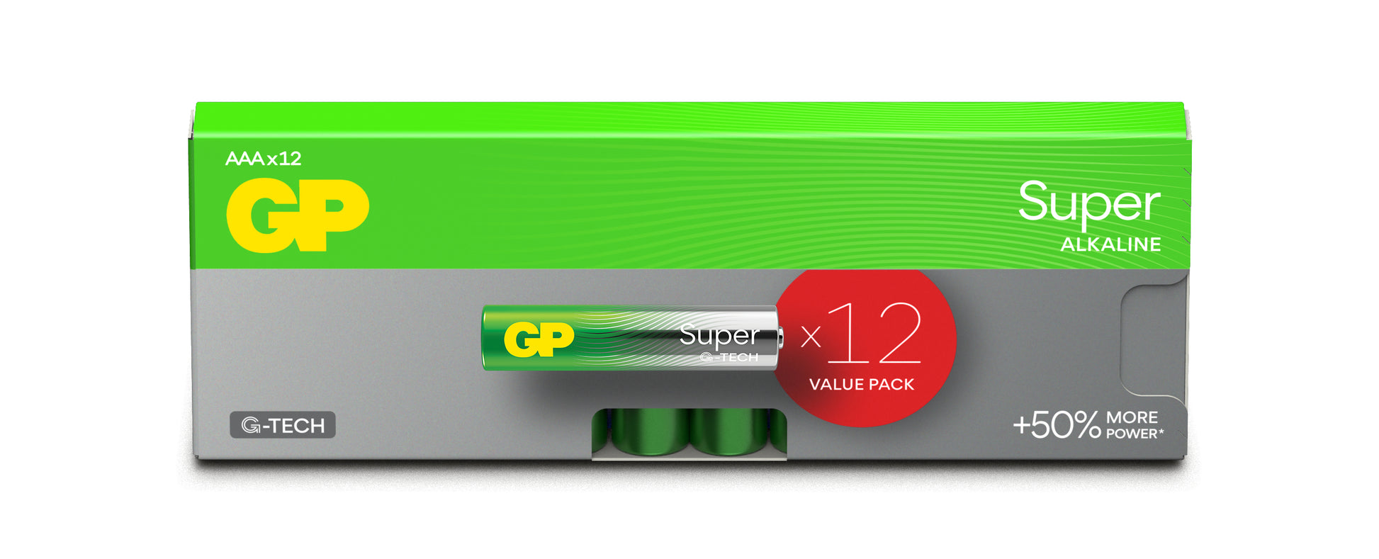 GP Batteries AAA Batterien, Alkaline, 1,5 V – 12 Stk.