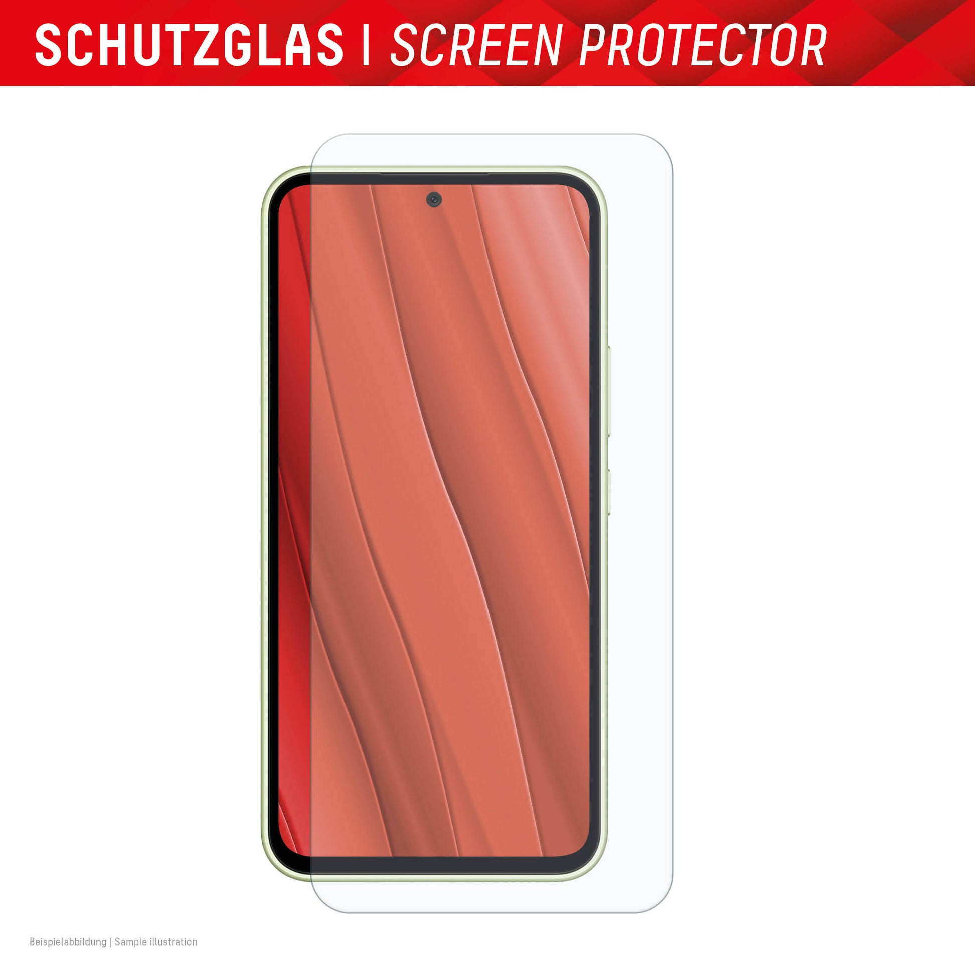 E.V.I. DISPLEX Real Glass – Backcover – für Samsung Galaxy A55 5G, Glas+TPU, Transparent