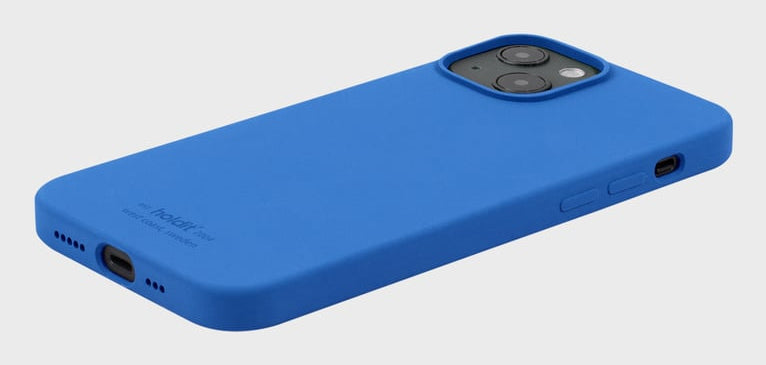 Holdit – Backcover – für Smartphones bis 6,06" – Blau – Silikon