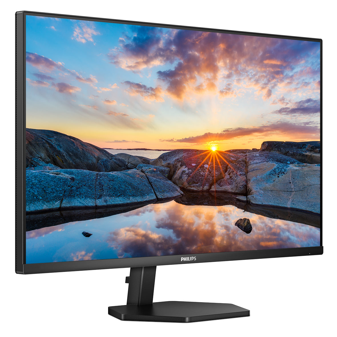 Philips 32E1N3100LA/00 – Monitor, 31,5", VA, 75 Hz, 300 cd/m², Adaptive Sync, VESA 100 × 100, Schwarz